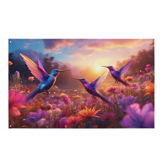 Hummingbird 3D Field Flag