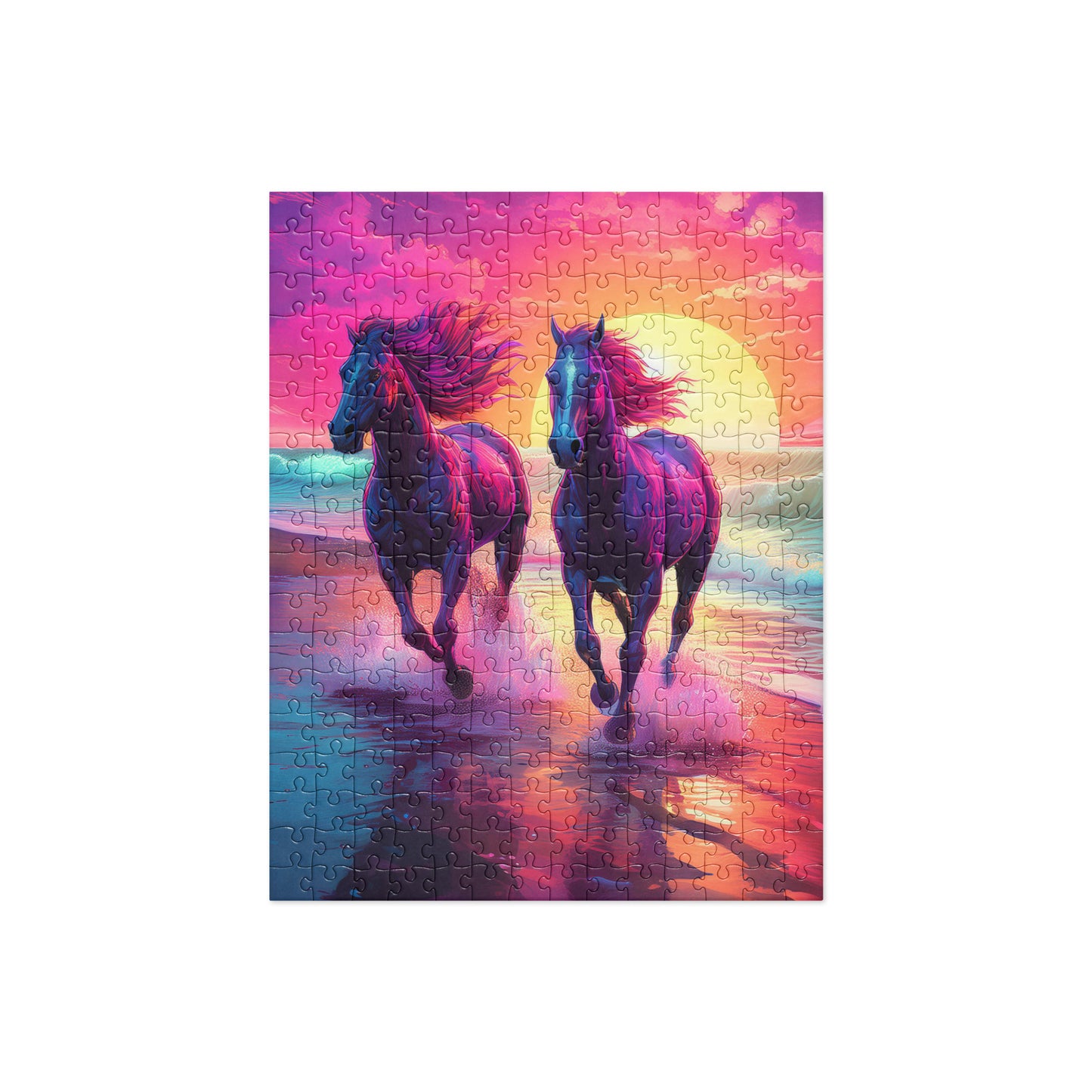 Sunset Horse Jigsaw Puzzle 252 pcs