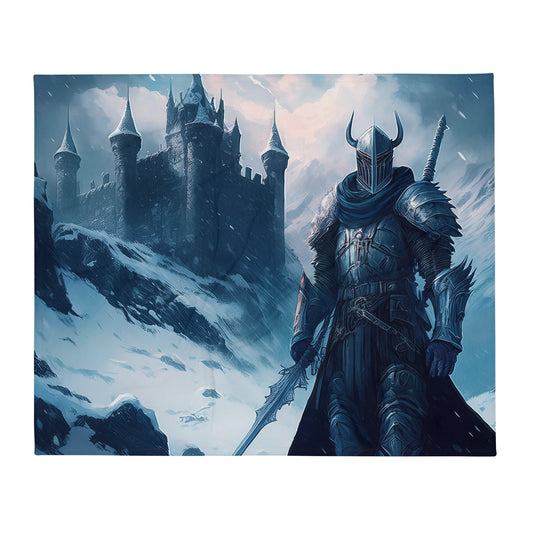 Castle Knight Throw Blanket 50"x60"