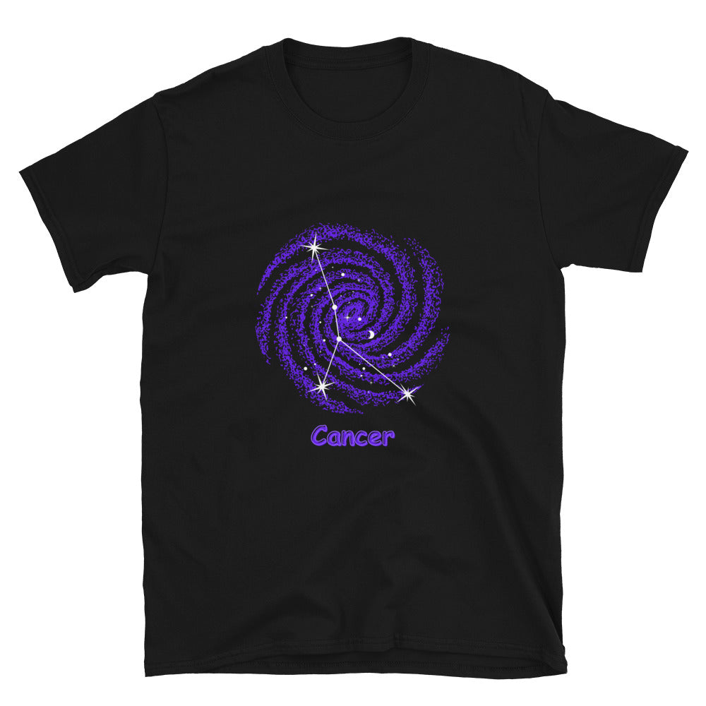 Cancer Constellation Zodiac Short-Sleeve Unisex T-Shirt