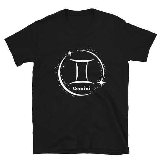 Gemini Symbol Zodiac Short-Sleeve Unisex T-Shirt