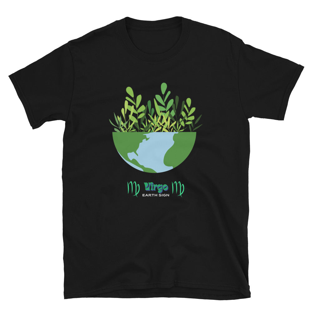 Virgo Earth Short-Sleeve Unisex T-Shirt