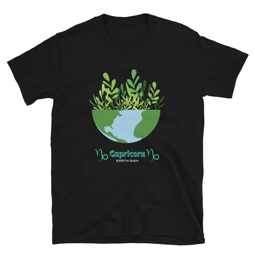 Capricorn Earth Short-Sleeve Unisex T-Shirt