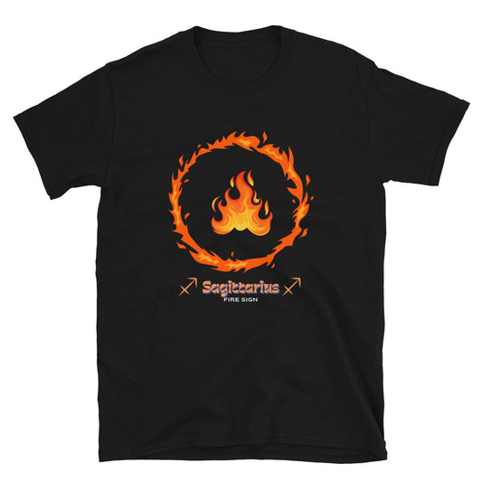 Sagittarius Fire Short-Sleeve Unisex T-Shirt