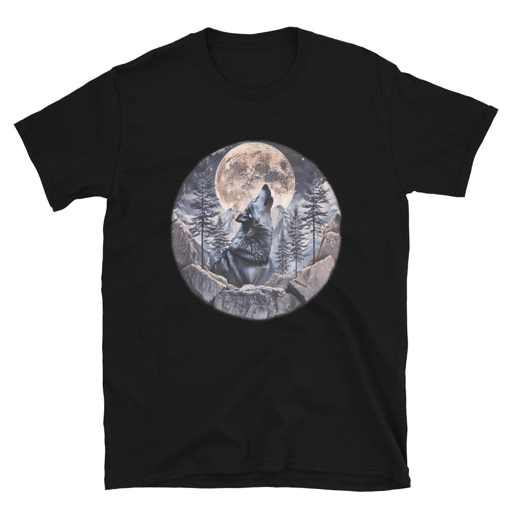 Wolf Moon Short-Sleeve Unisex T-Shirt